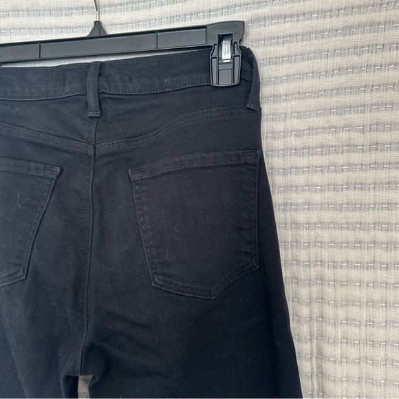 J Brand 620 Mid Rise Super Skinny Seriously Black Denim - Picture 6 of 10